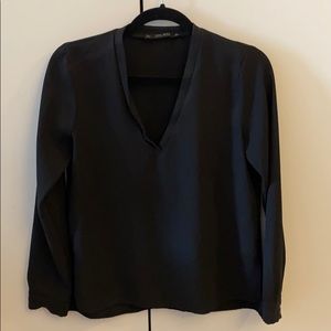 Zara Long Sleeve V Neck